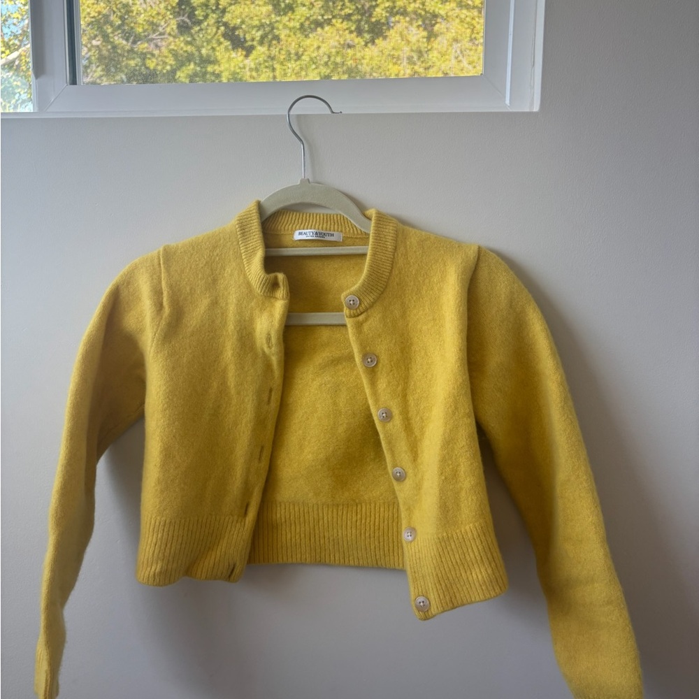 Sunny Yellow Women's Crew Neck Sweater